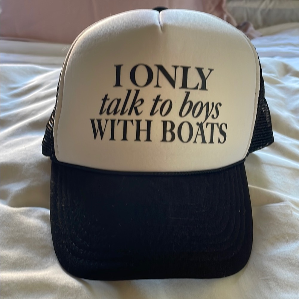 Black and White Trucker Hat
